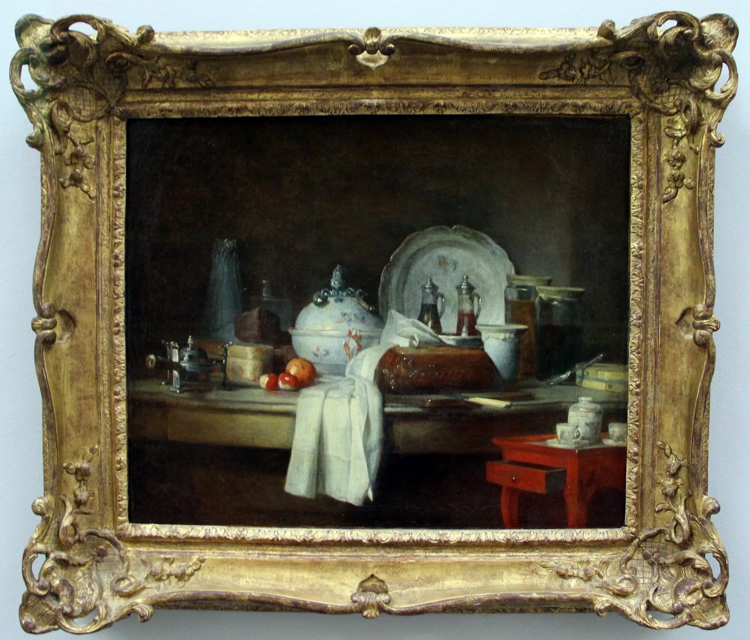 Jean Siméon Chardin - I resti di un pranzo, Louvre, Parigi